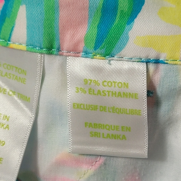Lilly Pulitzer Callahan Chino Pant- Sea Salt and Sun - Picture 10 of 11